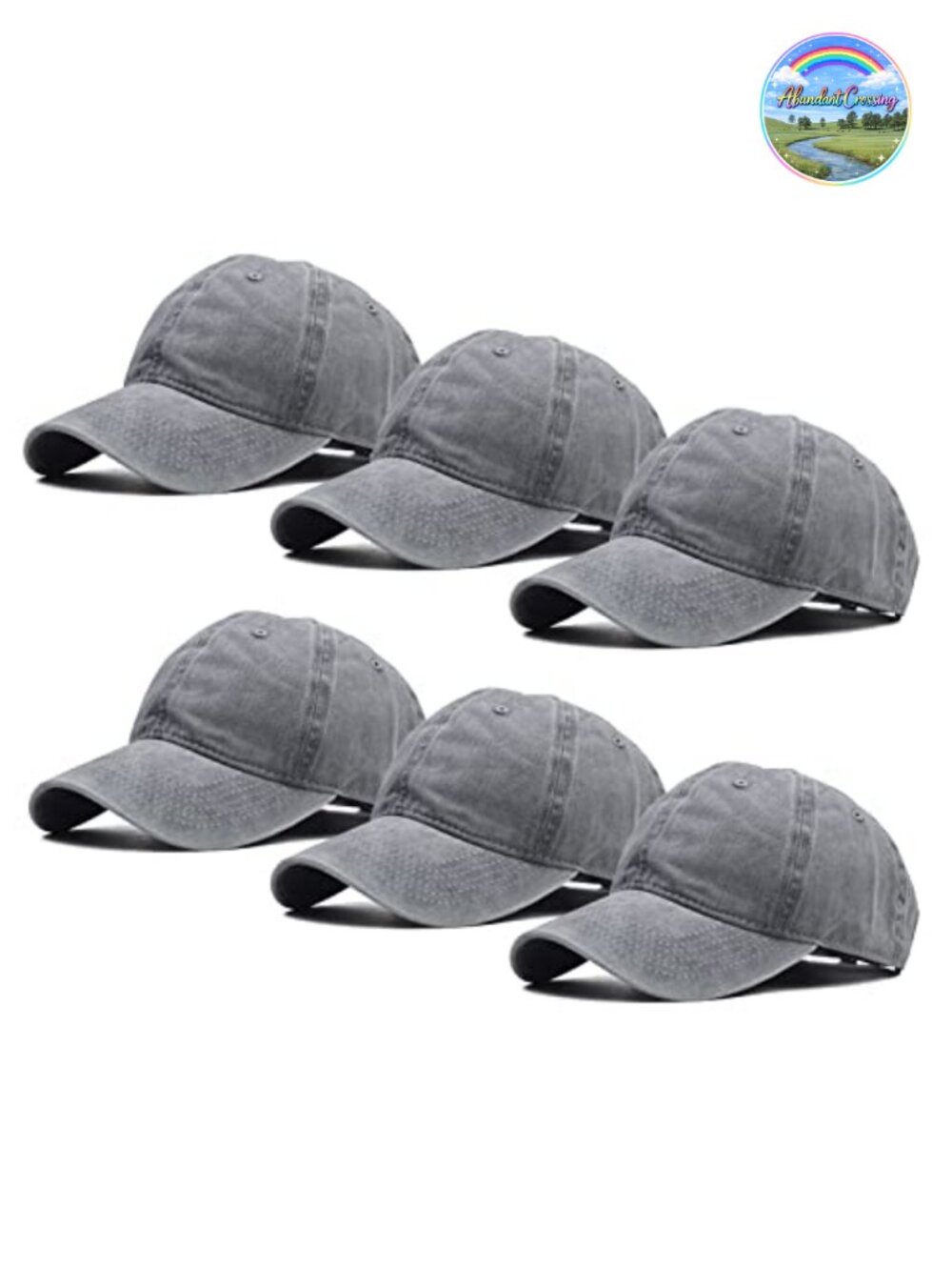 Washed Cotton Distressed Dad Hat Adjustable Unisex Baseball Cap Outdoor